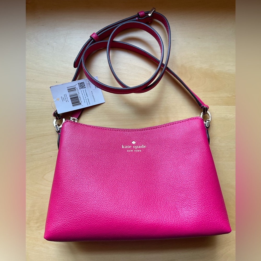 NWT Kate Spade pink ruby crossbody